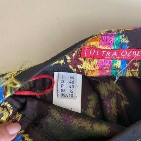 ⭐️sold⭐️Ultra Ozbek Skirt - Eyelash Appliqué & Pockets. - Picture 4 of 10